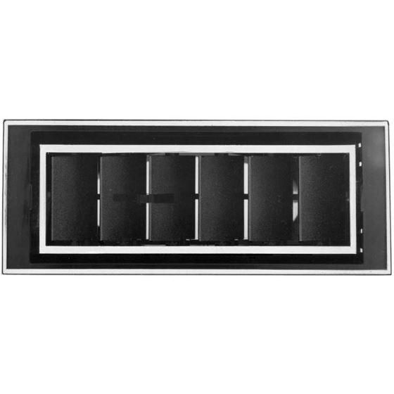 Louver Extra Large In-Dash, 2 1/2" Inlet 32-8